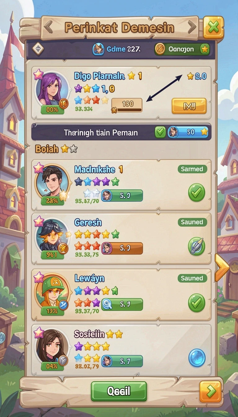 Tampilan utama aplikasi mixue88